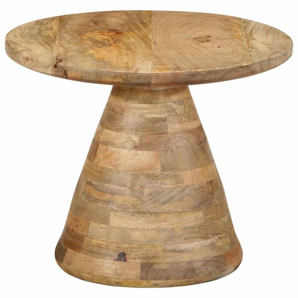 vidaXL Table d'appoint Ø50x40 cm bois de manguier massif