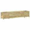 vidaXL Banc de jardin avec jardini&egrave;re Bois de pin impr&eacute;gn&eacute;