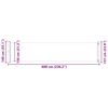 vidaXL Auvent lat&eacute;ral r&eacute;tractable de patio 140x600 cm Gris