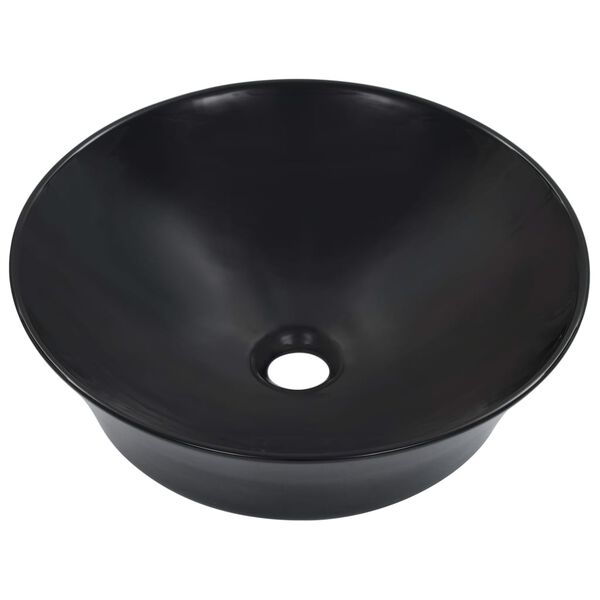 vidaXL Lavabo 41x12,5 cm C&eacute;ramique Noir