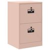vidaXL Cabinet de Dossier avec tiroir Rose 45,5 x 42 x 74,5 cm