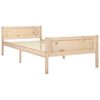 vidaXL Cadre de lit sans matelas bois de pin massif 90x200 cm