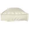 vidaXL Coussin Cr&egrave;me 120 x 40 x 8 cm Tissu Oxford