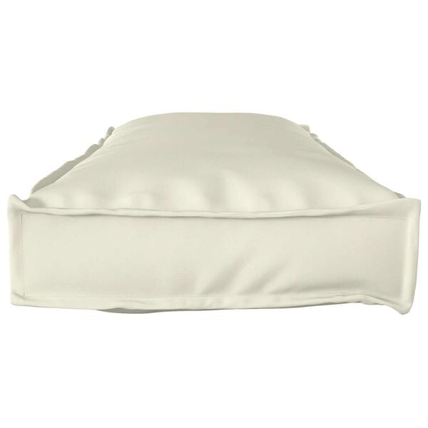 vidaXL Coussin Cr&egrave;me 120 x 40 x 8 cm Tissu Oxford