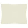 vidaXL Voile de parasol tissu oxford rectangulaire 4x5 m cr&egrave;me
