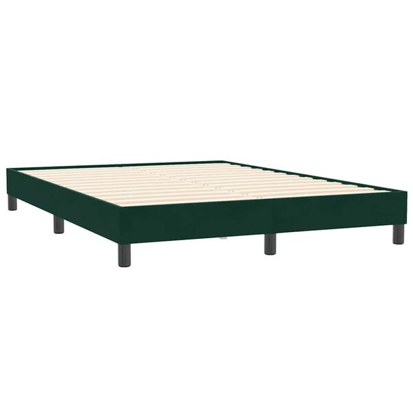 vidaXL Sommier &agrave; lattes de lit sans matelas 160x210 cm velours