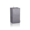 LECHUZA Jardini&egrave;re CANTO Stone 40 High ALL-IN-ONE Gris pierre