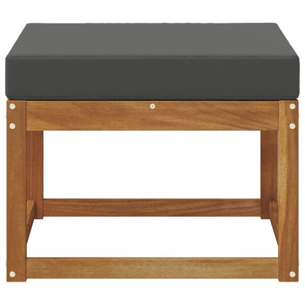 vidaXL Pouf d'Ext&eacute;rieur Bois d'Acacia Massif Naturel