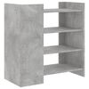 vidaXL Buffet gris b&eacute;ton 73,5x35x75 cm bois d'ing&eacute;nierie
