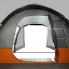 vidaXL Tente de camping tunnel 4 personnes gris imperméable