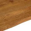 vidaXL Dessus de table 90x80x2,5 cm bord vivant bois massif manguier