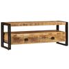 vidaXL Meuble TV 120x35x45 cm Bois solide de manguier