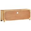 vidaXL Meuble TV 110x30x40 cm Bois de manguier brut