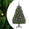 vidaXL Sapin de Noël artificiel avec 150 LED Vert 120 cm PVC et métal