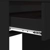 vidaXL Tables de maquillage pour chambre Noir 80 x 39,6 x 135 cm