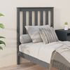 vidaXL Tête de lit Gris 81x6x101 cm Bois massif de pin