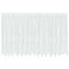 vidaXL Rideau en Dentelle Floral Blanc 140 x 400 cm Polyester