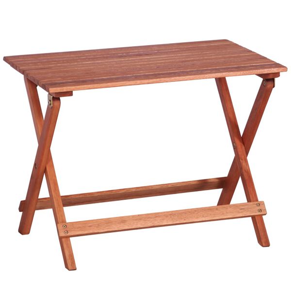 vidaXL Ensemble à manger d'extérieur 4 pcs pour enfants Eucalyptus