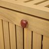 vidaXL Banc de rangement avec stockage avec porte Acacia massif