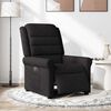 vidaXL Fauteuil inclinable &eacute;lectrique Noir Tissu