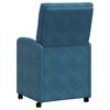 vidaXL Chaises de salle à manger 2 pcs Bleu 58 x 67 x 97 cm Velours