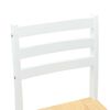 vidaXL Chaises de salle &agrave; manger 2 pcs Blanc 40 x 47,5 x 99,5 cm