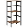 vidaXL &Eacute;tag&egrave;re 2 niveaux 40 x 29,5 x 81 cm Bois d'ing&eacute;nierie