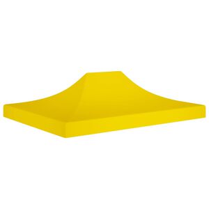 vidaXL Toit de tente de r&eacute;ception 4,5x3 m Jaune 270 g/m&sup2;