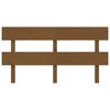 vidaXL T&ecirc;te de lit Marron miel 154x3x81 cm Bois massif de pin