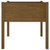 vidaXL Jardinières 2 pcs Marron miel 70x70x70 cm Bois de pin massif