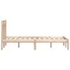 vidaXL Cadre de lit sans matelas bois massif 200x200 cm