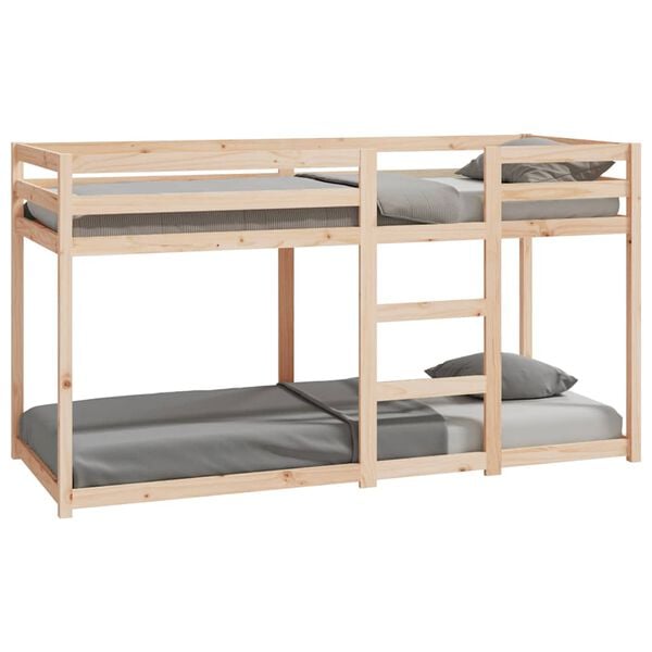 vidaXL Lit superpos&eacute; sans matelas 80x200 cm bois de pin massif