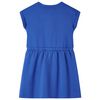 Robe pour enfants avec cordon de serrage bleu cobalt 104