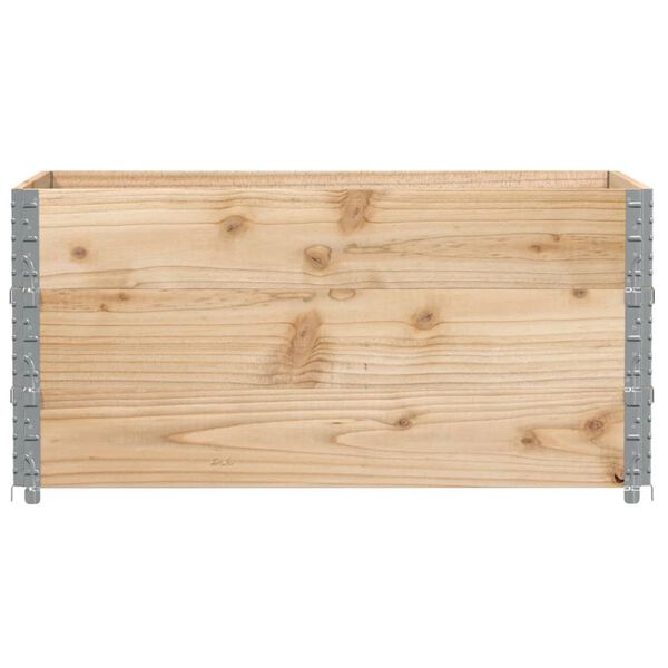 vidaXL Colliers de palette 3 pcs 120x80 cm bois de pin solide