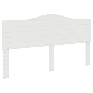 vidaXL T&ecirc;te de lit Blanc Brillant 200 cm Bois d'ing&eacute;nierie