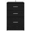 vidaXL Cabinet de chevet Ch&ecirc;ne noir 40 x 40 x 63 cm Bois d'ing&eacute;nierie