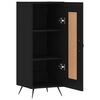 vidaXL Buffet Noir 34,5x34x90 cm Bois d'ing&eacute;nierie