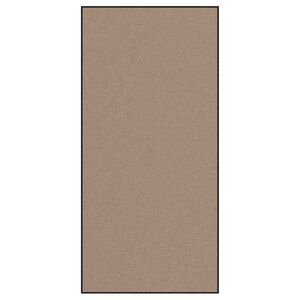 vidaXL Tapis d'entr&eacute;e Beige et Noir 120 x 250 cm 100% Polyamide