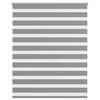 vidaXL Store v&eacute;nitien z&eacute;br&eacute; 120,9 x 175 cm, largeur du tissu 116,7 cm, gris