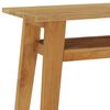 vidaXL Table console 120x35x75 cm Bois de teck massif