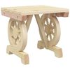 vidaXL Repose-pied de jardin 40x36,5x38,5 cm bois massif sapin