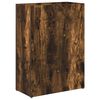 vidaXL Porte-parapluie Ch&ecirc;ne fum&eacute; 40 x 20 x 55,5 cm Bois d'ing&eacute;nierie