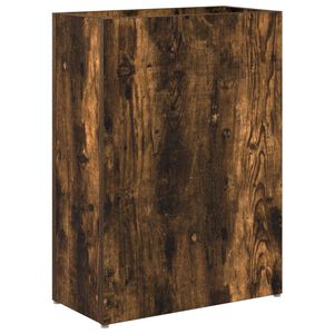 vidaXL Porte-parapluie Ch&ecirc;ne fum&eacute; 40 x 20 x 55,5 cm Bois d'ing&eacute;nierie