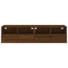 vidaXL Meubles TV muraux 2 pcs ch&ecirc;ne marron 60x30x30cm bois ing&eacute;nierie