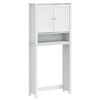 vidaXL Armoire pour machine &agrave; laver BERG blanc bois massif