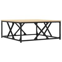 vidaXL Table basse chêne sonoma 70x70x30 cm bois d'ingénierie
