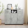 vidaXL Cabinet en Bois avec tiroir Gris b&eacute;ton 88,5 x 30,5 x 73 cm
