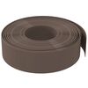 vidaXL Bordure de jardin marron 10 m 15 cm polyéthylène