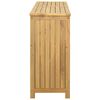 vidaXL Table console de jardin 110x35x75 cm bois massif d'acacia