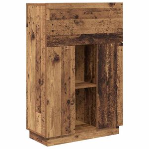 vidaXL Bureau Bois Ancien Bois d'ing&eacute;nierie 71.5 x 31.5 x 106.5 cm